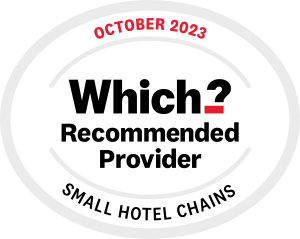 links to Which? Recommended Provider October 2023 Small Hotel Chains article.